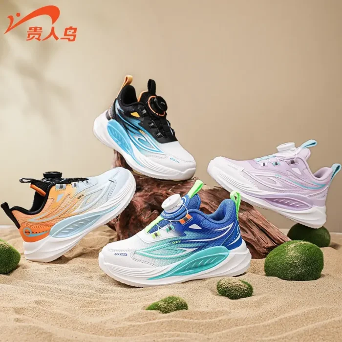 Guirenniao Children's Shoes Autumn Kids Mesh Breathable Children's Sports Shoes Boys' Lightweight Running Shoes Girls' Shoes - Image 1