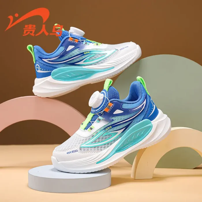 Guirenniao Children's Shoes Autumn Kids Mesh Breathable Children's Sports Shoes Boys' Lightweight Running Shoes Girls' Shoes - Image 3