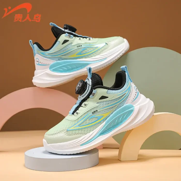 Guirenniao Children's Shoes Autumn Kids Mesh Breathable Children's Sports Shoes Boys' Lightweight Running Shoes Girls' Shoes - Image 4