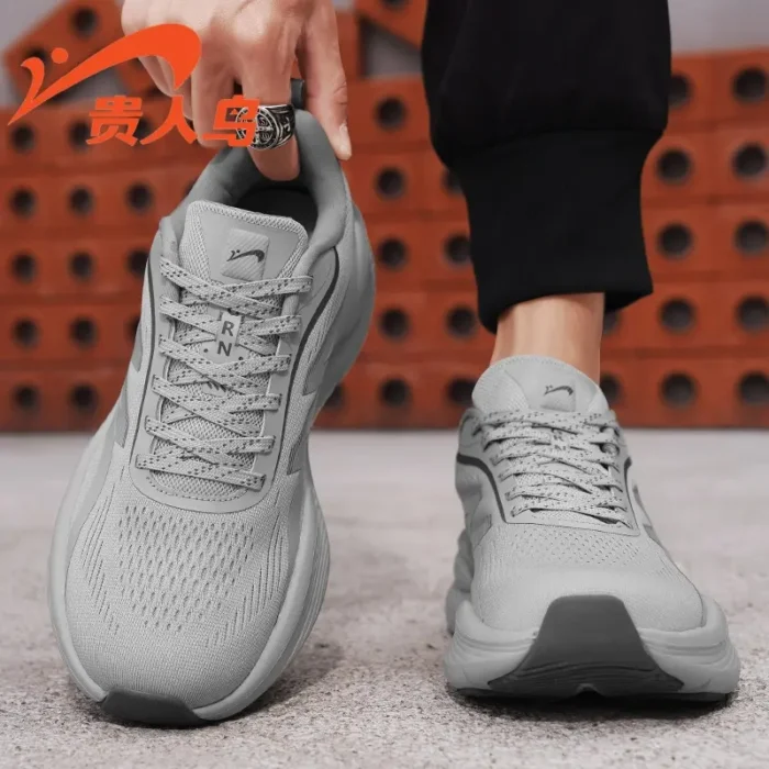 Guirenniao Liuguangfeng Autumn New Shock-Absorbing Running Shoes - Casual, Comfortable, Anti-Slip, Mesh, Breathable, Lightweight Sports Running Shoes - Image 1