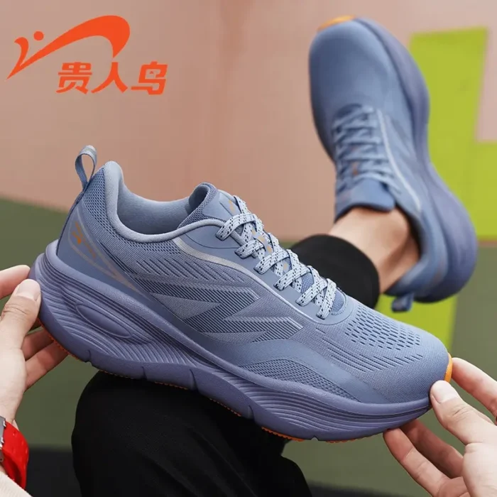 Guirenniao Liuguangfeng Autumn New Shock-Absorbing Running Shoes - Casual, Comfortable, Anti-Slip, Mesh, Breathable, Lightweight Sports Running Shoes - Image 3