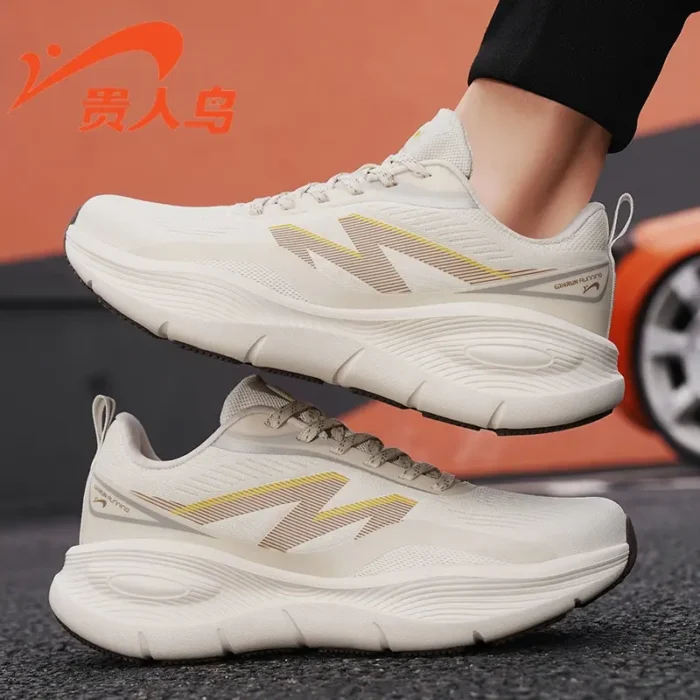 Guirenniao Liuguangfeng Autumn New Shock-Absorbing Running Shoes - Casual, Comfortable, Anti-Slip, Mesh, Breathable, Lightweight Sports Running Shoes - Image 4