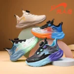 Guirenniao Children's Shoes Autumn Kids' Shoes Breathable Mesh Boys' Sports Shoes, Outdoor Shoes for Toddlers, Older Kids, and Girls