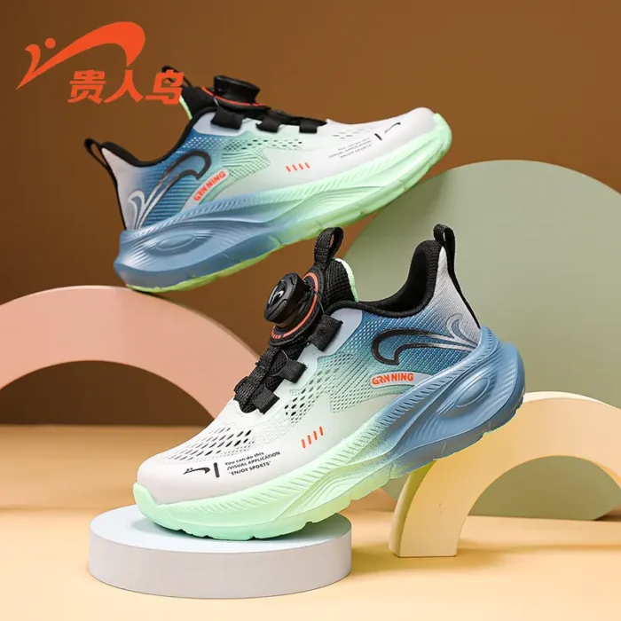 Guirenniao Children's Shoes Autumn Kids' Shoes Breathable Mesh Boys' Sports Shoes, Outdoor Shoes for Toddlers, Older Kids, and Girls - Image 4