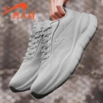 Guirenniao Streamer men's shoes new soft-soled running shoes, shock-absorbing, water-repellent leather sports shoes, wear-resistant, suitable for autumn and winter outdoor activities - Image 5